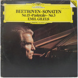 Lp Disco Beethoven, Emil Gilels - Sonaten No. 15 Pastorale 3