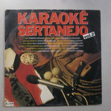 Lp Karaokê Sertanejo Vol.2 1989, Disco De Vinil Sertanejo