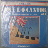 Lp Karaoke Você É O Cantor - Vol 7 - Beatles - 1985 - Square
