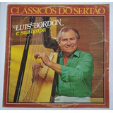 Lp Luis Bordon E Sua Harpa,clássicos Do Sertão,raro+brinde.