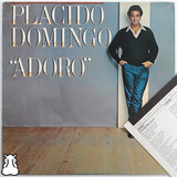 Lp Placido Domingo Adoro Disco Vinil Importado 1982 Encarte