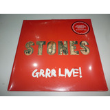 Lp Triplo The Rolling Stones - Grrr Live! 2022 Vinyl Red Us 