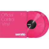 Lp Vinil Time Code Serato Control Vinyl 12 Dj Pink Rosa Par