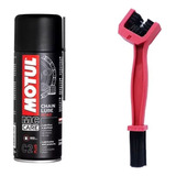 Lubrificante C2 Plus Chain Lube Motul + Escova De Corrente