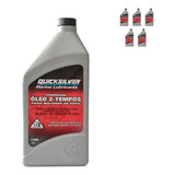 Lubrificante Quicksilver Tcw3 2 Tempos 1 Litro Kit C/5