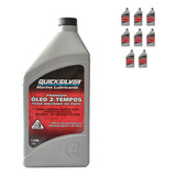 Lubrificante Quicksilver Tcw3 2 Tempos 1 Litro Kit C/8