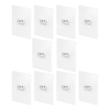 Luciana- Kit Tomadas Blux Recta Gloss Branco Brilhante-04/06