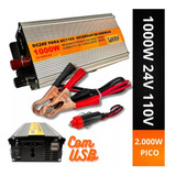 Lucky Inversor 1000w Conversor Entrada 24v Saida 110v