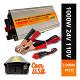 Lucky Inversor 1000w Conversor Entrada 24v Saida 110v