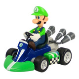 Luigi Carrinho Kart Quadriciclo Pull-back Racers