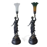 Luminaria Abajur Deco Romana De Petit Bronze ( Cod 33 )