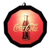 Luminária Abajur Em Mdf Coca-cola Decoração