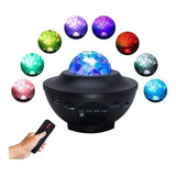 Luminária Abajur Gira Projetor Galaxia Musica Bluetooth Usb