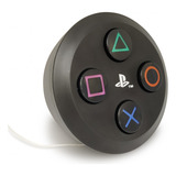 Luminária Abajur Playstation Ps4 Botão Mesa Parede Decoração