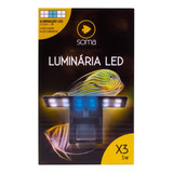 Luminária Aquário Soma X3 5w Preta