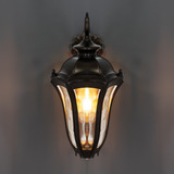 Luminária Arandela Classica Colonial Retrô 42cm Lumavi Preto