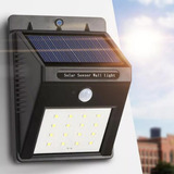 Luminaria Arandela Solar C/ Sensor De