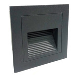 Luminária Balizador Led Embutir Parede Escada 3w 3x3