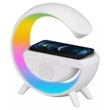 Luminria Caixinha De Som G speaker Smart 3 Em 1 Carregador Por Induo E Bluetooth