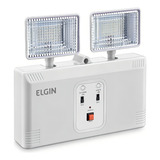 Luminária De Emergência 2000 Lumens Led 16w Power Line Elgin Cor Branco 100v/240v
