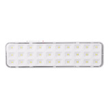 Luminaria De Emergencia 30 Leds Slim Bivolt Cor Branco 110v/220v