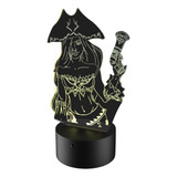 Luminária De Led - Miss Furtune League Of Legends Cúpula Preto Estrutura Preto