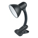Luminária De Mesa Escritório/leitura Articulada Bivolt E27 Cor Da Cúpula Preto Cor Da Estrutura Preta