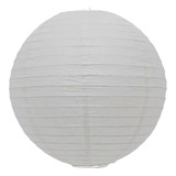 Luminária De Teto Oriental Decoração Japonesa Branca 35cm
