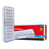 Luminária Emergência Automática 30leds Bateria Recarregavel