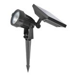 Luminária Espeto Jardim Solar 5w Bivolt Prova D'água Ip65 Cor Da Luz Branco-quente Cor Da Carcaça Preto Voltagem Solar