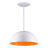 Luminária Gaiola Led De Teto Rei Da Iluminação Meia Lua 34 110v/220v
