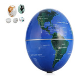 Luminaria Globo Terrestre Iluminado Giratorio Mapa Mundi Led