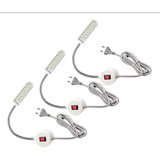 Luminária Lâmpada 20 Leds Maquina De Costura 3 Pçs Bivts 