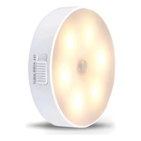 Luminaria Lampada Led S/ Fio Com Sensor Presença Carregavel Cor Branco