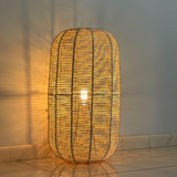 Luminária Lamparina Decorativa De Chão Artesanal Boho 