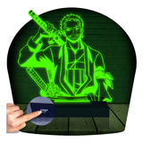 Luminária Led Abajur 3d | Ronoroa Zoro One Piece