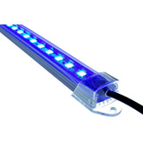 Luminária Led Azul P/ Aquário Nano Reef Marinho 30cm