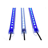 Luminária Led Azul P/ Aquário Nano Reef Marinho 50cm