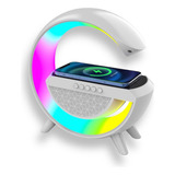 Luminária Led Caixa De Som Bluetooth