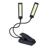 Luminária Led Cob Presilha Flexível P/ Estante De Partitura