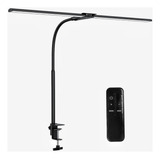 Luminária Led Dupla Para Mesa Fixa Grande Com Haste Flexível