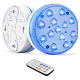 Luminária Led Para Piscina Aquário Jardim Rgb Com Controle
