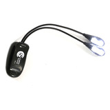 Luminária Led Partitura Clip 4 Leds 2 Hastes Flexíveis Preta