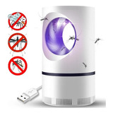 Luminária Mata Mosquito Inseto Armadilha Noturna Luz Led Usb Voltagem Usb