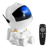 Luminária Mini Abajur Astronauta Projetor Nebulosa Galáxia