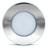 Luminaria Point Redonda Branco Frio 6000k Cromada Bivolt