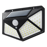 Luminária Solar 100 Led Com Sensor