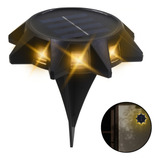 Luminária Solar Externa Com Sensor Para Jardim Prova D'agua