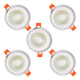 Luminária Spot Led Redondo De Teto Embutir 6w 10cm Lorben 6w Branco 10cm 110v/220v