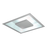 Luminaria Teto Plafon Embutir 40x40 Rebatedor Com Lampadas